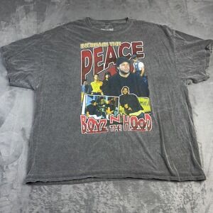 Boyz N The Hood Shirt Mens 2XL Black Increase The Peace Graphic Movie Tee